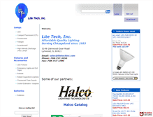 Tablet Screenshot of litetechinc.com